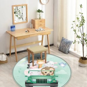 Tapis rond pour enfant