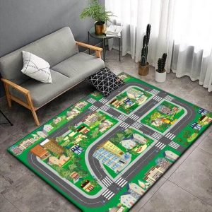 Tapis de route pour chambre d&rsquo;enfant