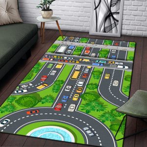 Tapis de route et voiture pour enfants
