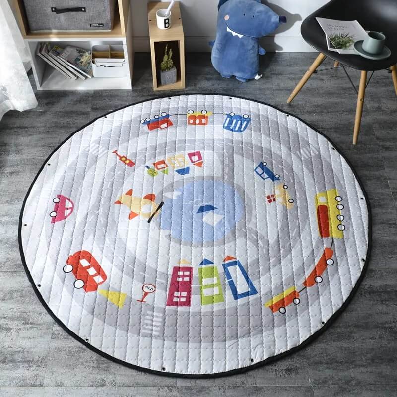 Tapis sac de rangement de jouets