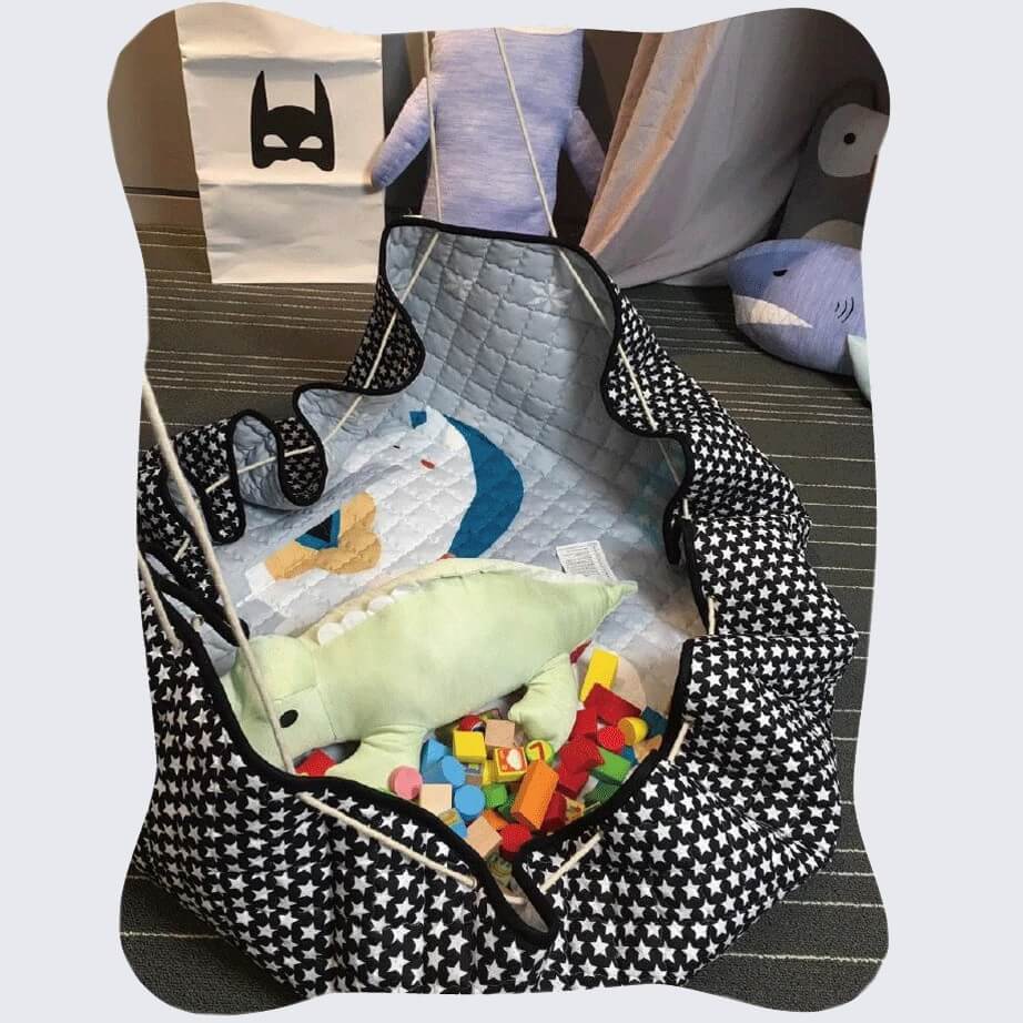 Tapis sac de rangement de jouets – Image 3