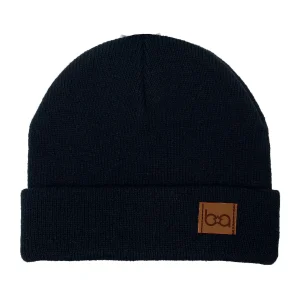 Tuque en Tricot Classique - Noire