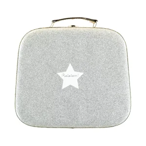 Valise pailletée 25 cm – Argent