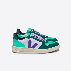 VEJA – Baskets V10 Suede – Multico Purple Pierre
