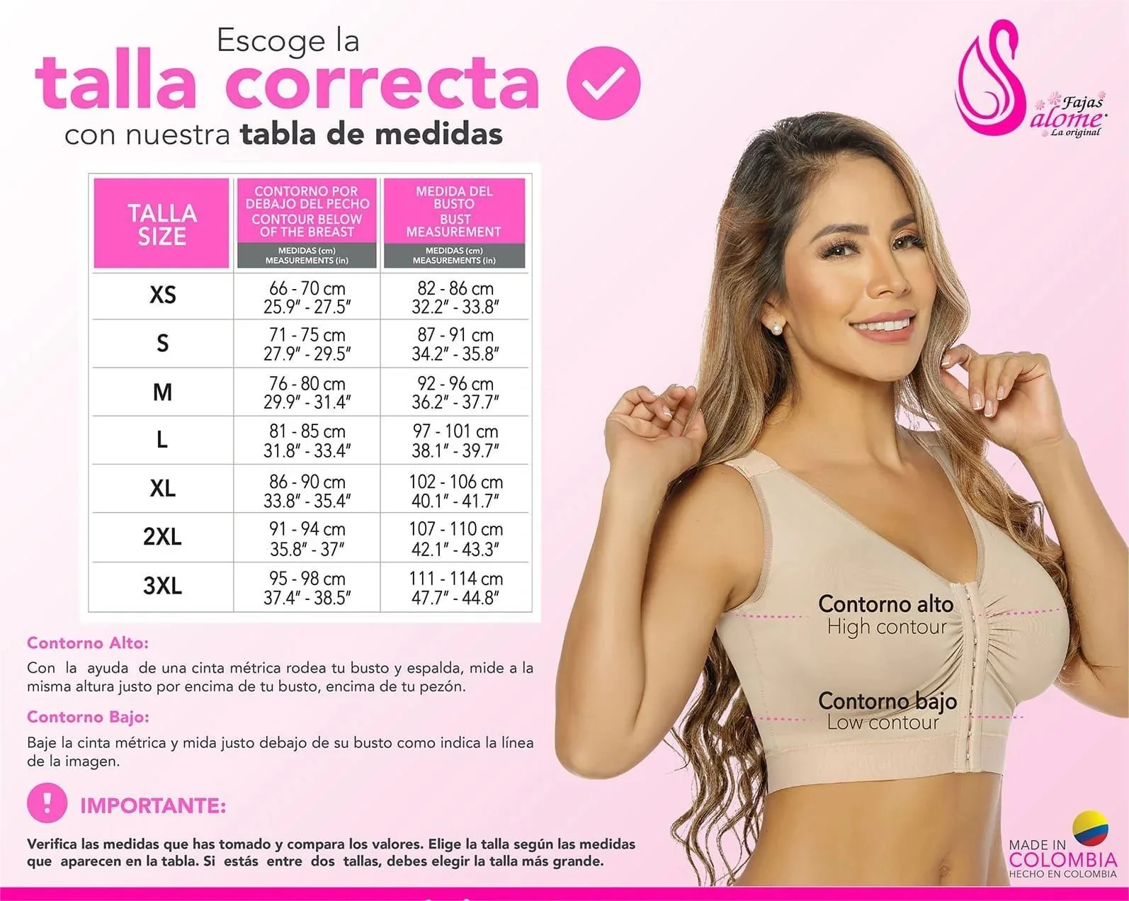 Soutien-Gorge Post-Chirurgical Ou De Repos Salome Avec Bretelles Amovibles – Image 5