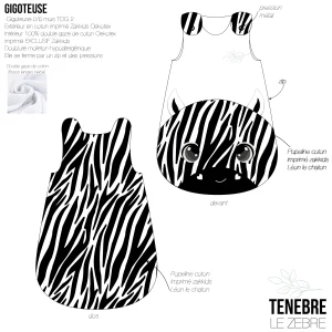 Gigoteuse zèbre - famille Saintjon