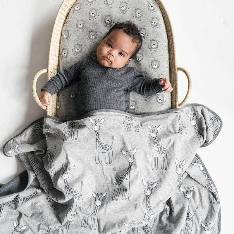 Baby Cotton Swaddle Animal Print – Image 4