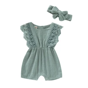 Baby Girl Lace Romper