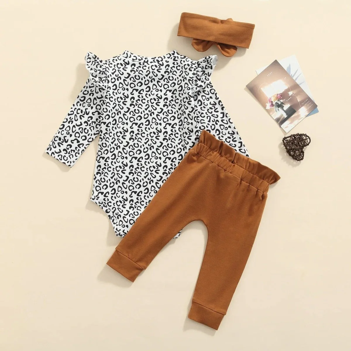Baby Girl Leopard Print Outfit – Image 6