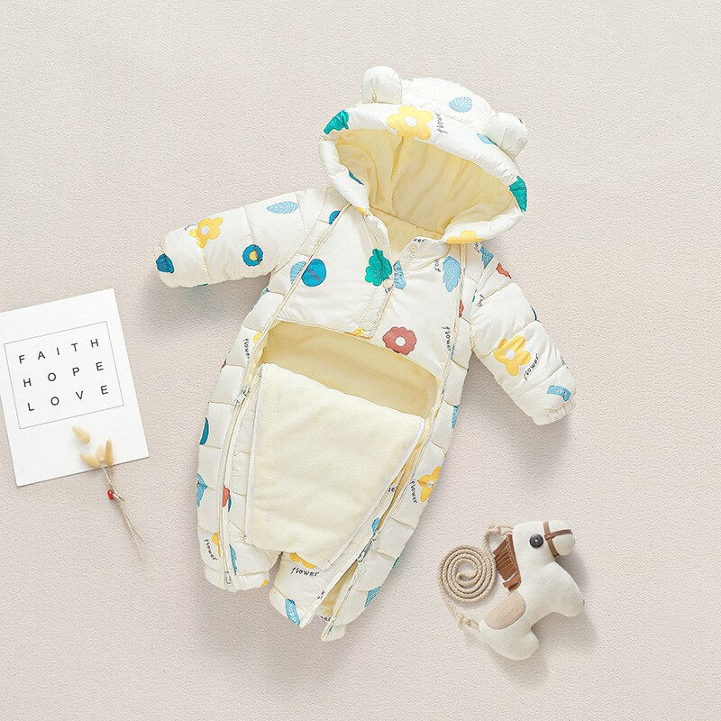Baby Hooded Snowsuit – Image 4