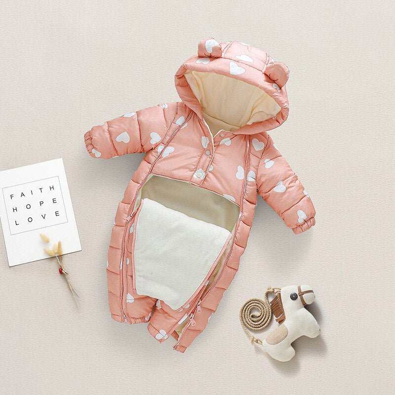 Baby Hooded Snowsuit – Image 3