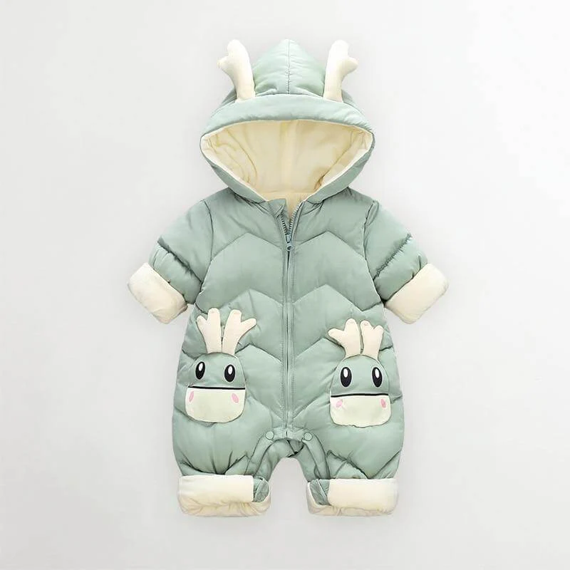 Baby Thick Winter Jumpsuit – Image 2