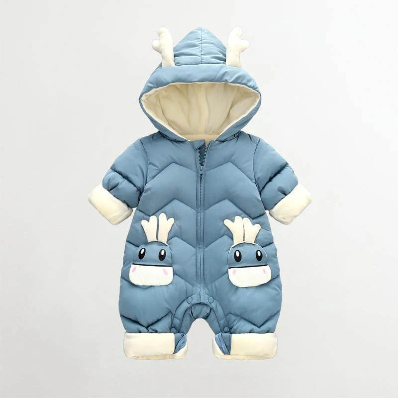 Baby Thick Winter Jumpsuit – Image 3