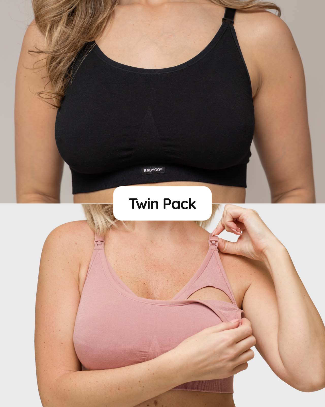 Lot de deux soutiens-gorge de maternité BABYGO®