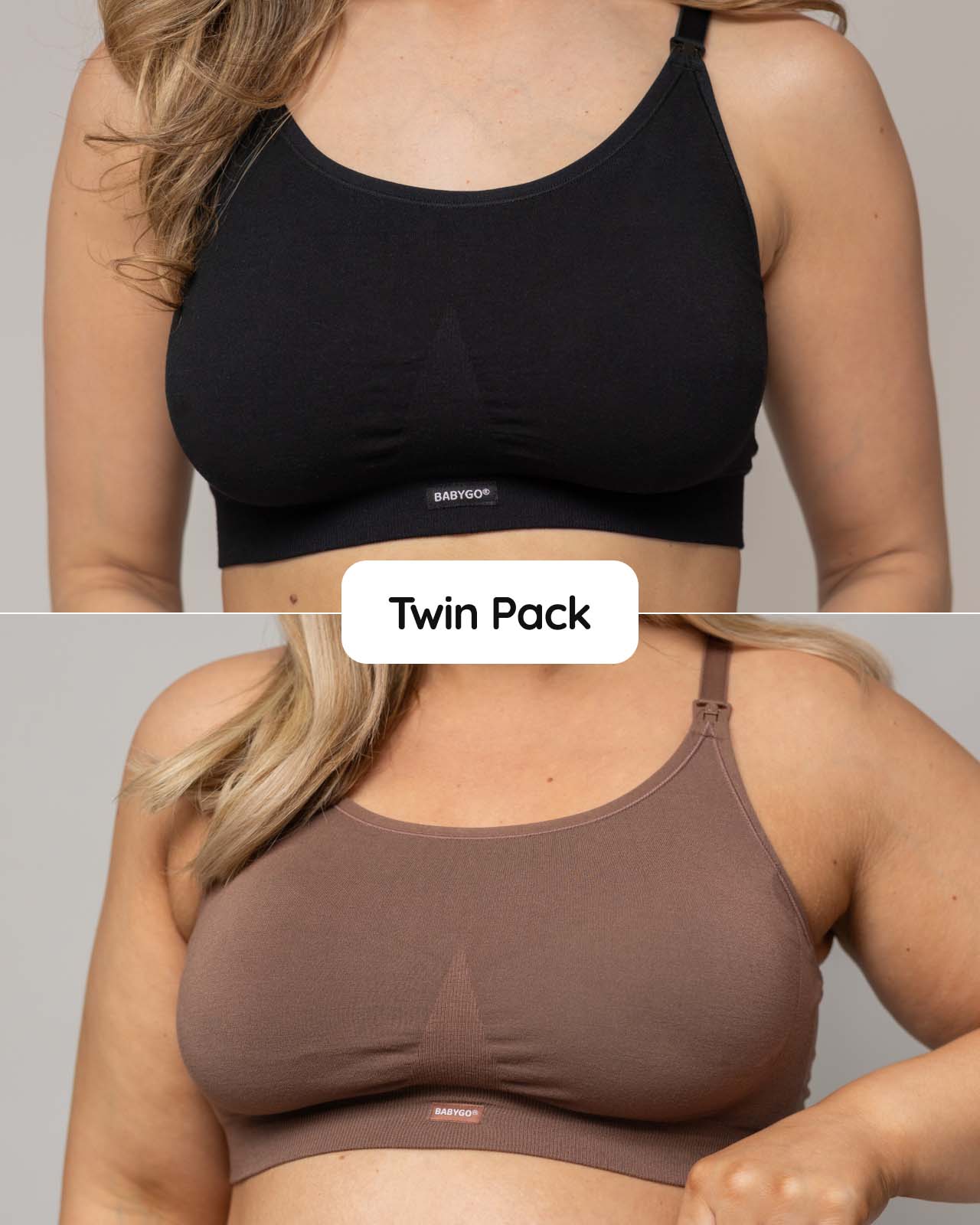 Lot de deux soutiens-gorge de maternité BABYGO®