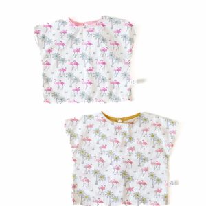 T-shirt bébé flamand rose