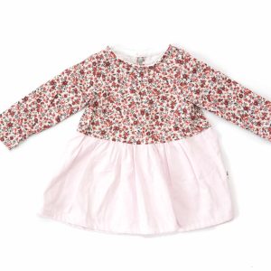 Robe fleurie doux rose