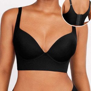 Soutien-Gorge Bonnets Profonds Effet Push Up Bretelles De Maintien