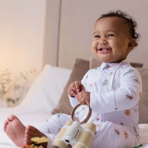 Combinaison pyjama zippée BABYGO® 1001 Pattes