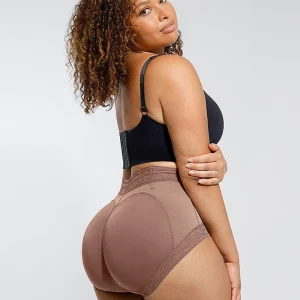 Gaine Culotte Shorty Soulève Les Fesses Effet Push-Up Pêche