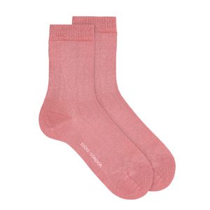 CONDOR – Chaussettes en lin – Rose