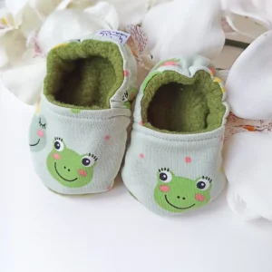 Paire de chaussons grenouille