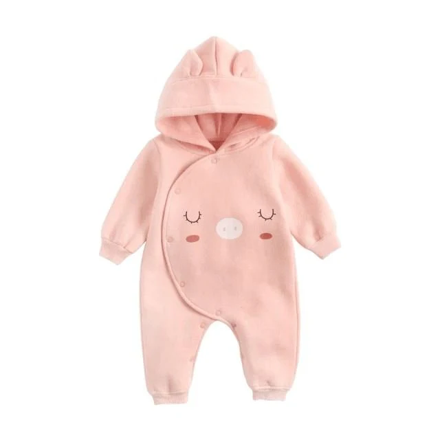 Cute Cartoon Autumn Romper Hoodies – Image 3