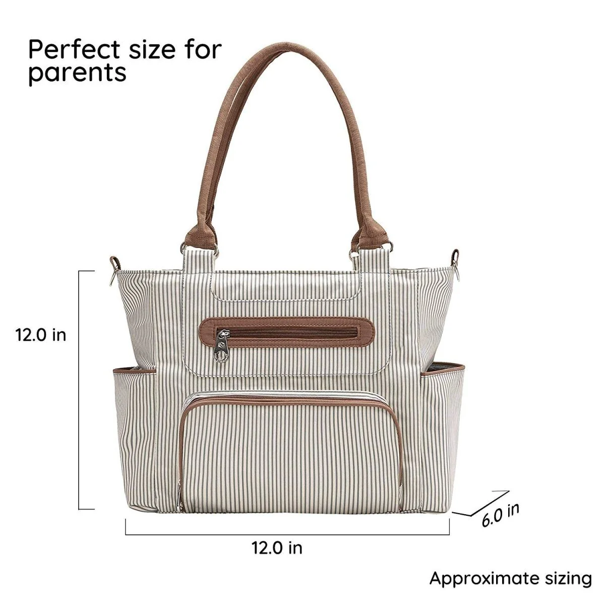 Deluxe Diaper Bag 7 Pieces Set – Image 3