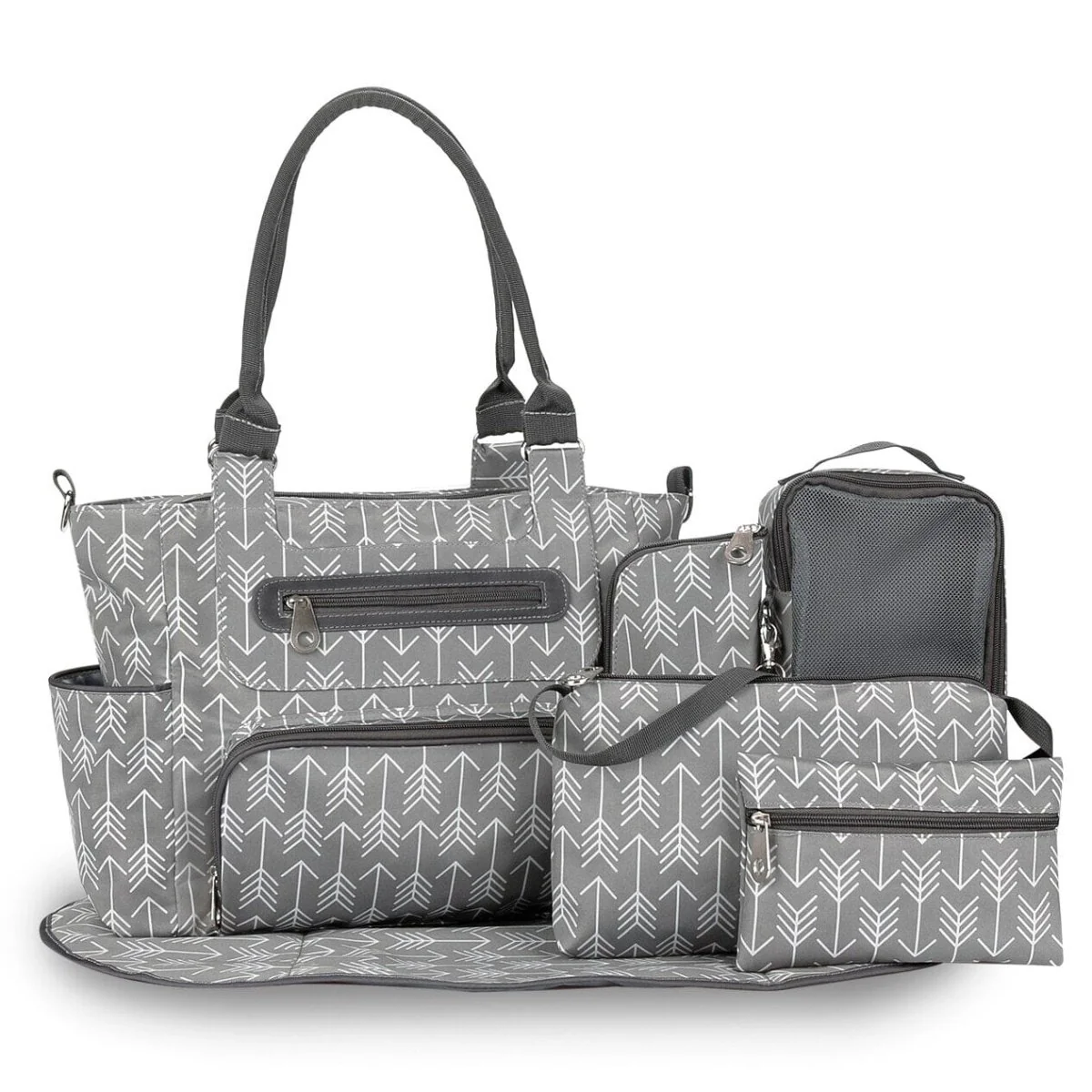 Deluxe Diaper Bag 7 Pieces Set – Image 8