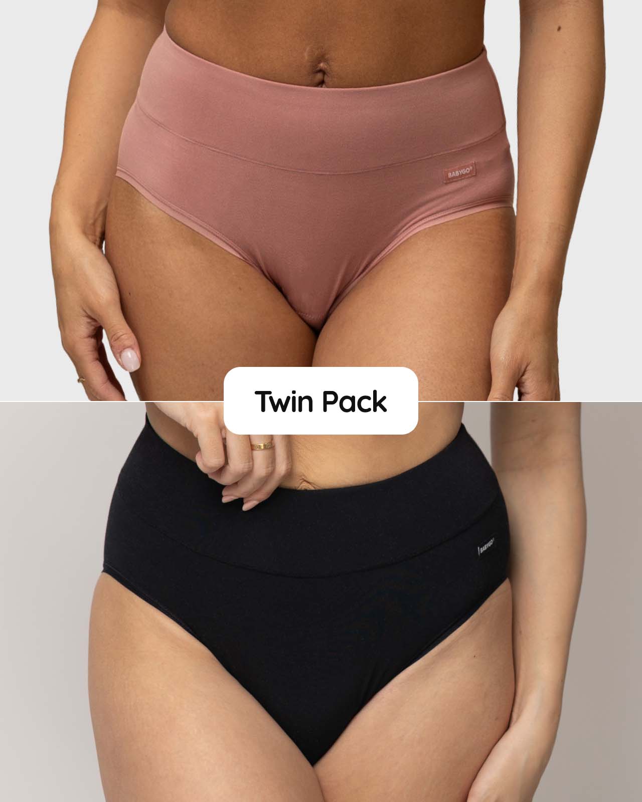 Lot de deux culottes post-partum BABYGO®