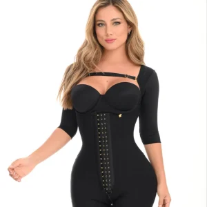 Gaine Postopératoire Avec Manchons BBL Coutures Invisibles Post-op Ann Michell