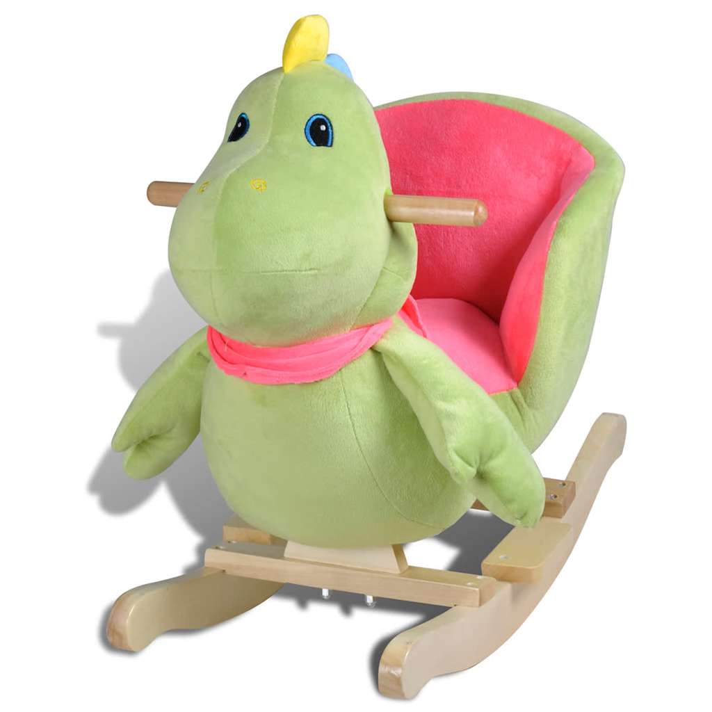 Dinosaure à bascule pour bébé en peluche douce