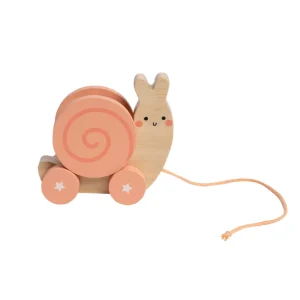 Jouet à Tirer en Bois - Escargot