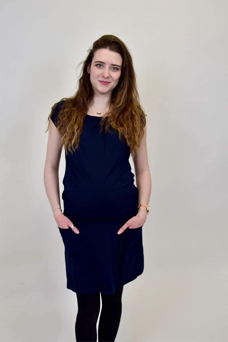 Robe grossesse – viscose et élasthanne Existe en 2 couleurs – Image 9