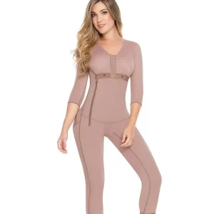 Gaine Combinaison Complète Manche Longues Avec Soutien-Gorge Fajate