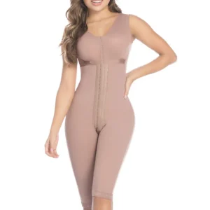 Gaine Colombienne Complète Avec Soutien-Gorge Ajustable Trois Niveaux De Crochets