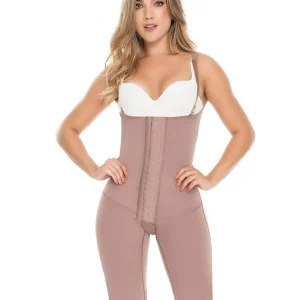 Gaine Colombienne À Dos Haut Avec Bretelles Réglables Et Rehaussement Des Fesses