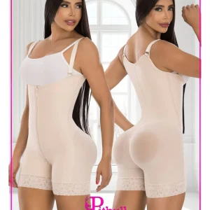 Gaine Colombienne Mi-Jambe Effet Invisible Post-Op Usage Quotidien