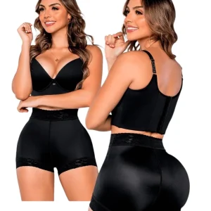 Gaine Short Colombienne Avec Coutures Invisibles Effet Push-Up Stagmi