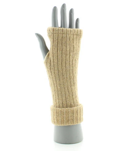 PERRIN – Mitaines en Laine – Beige