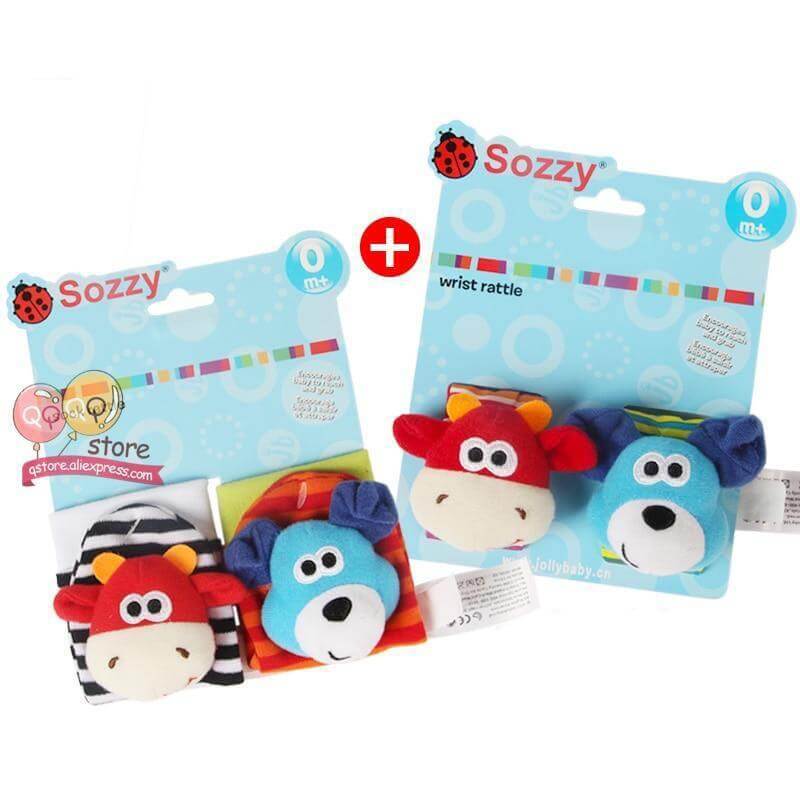 Foot Wrist Rattle Set 4 Pieces