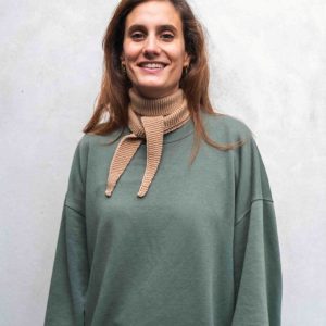 LES 3 TRICOTEURS – Foulard en laine – Beige