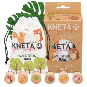 KNETA – Set de Tampons en bois – Animaux de a Forêt