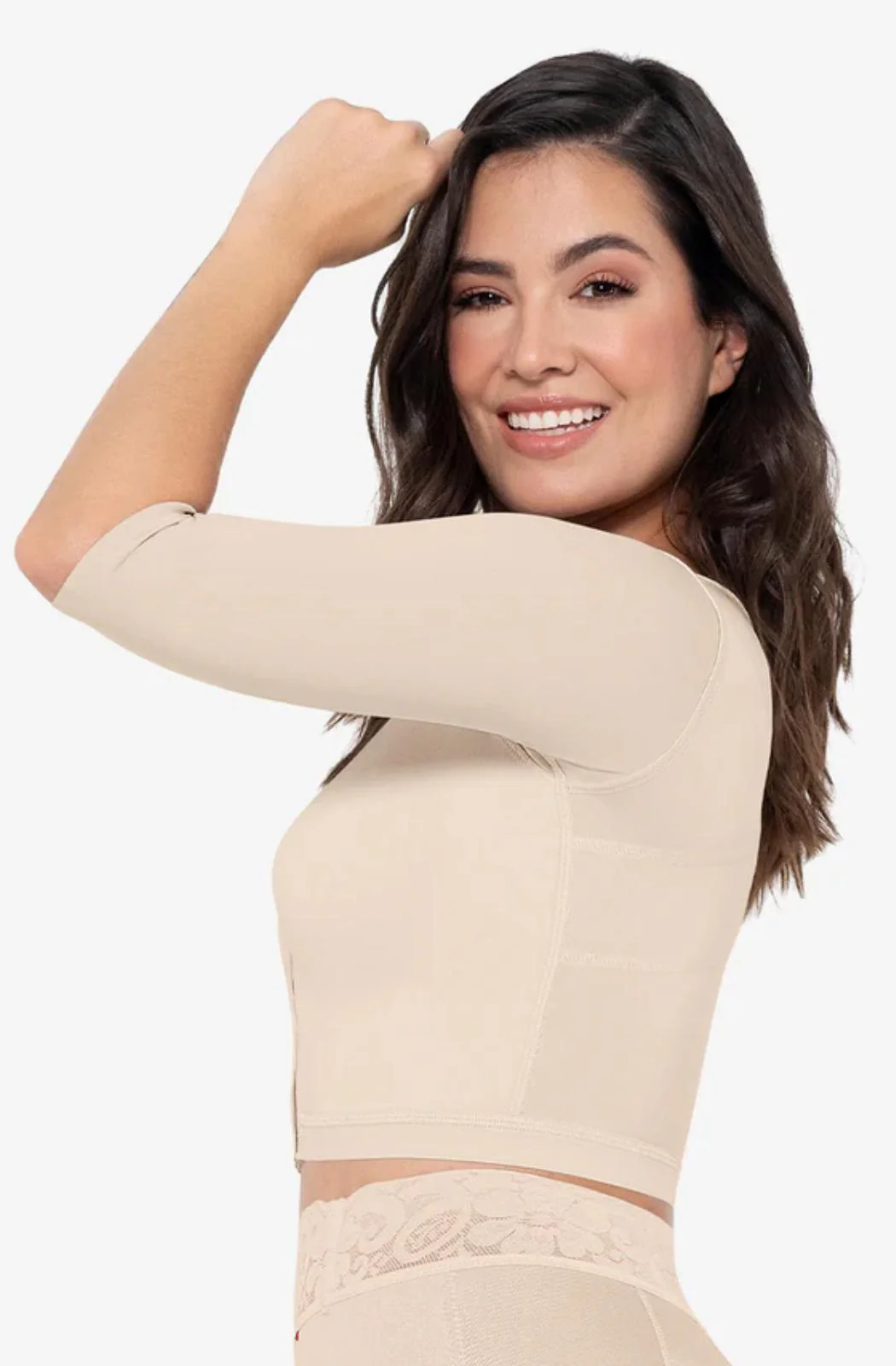 Soutien-Gorge Post-Chirurgical Maria E Avec Manches Et Contrôle Moyen – Image 3