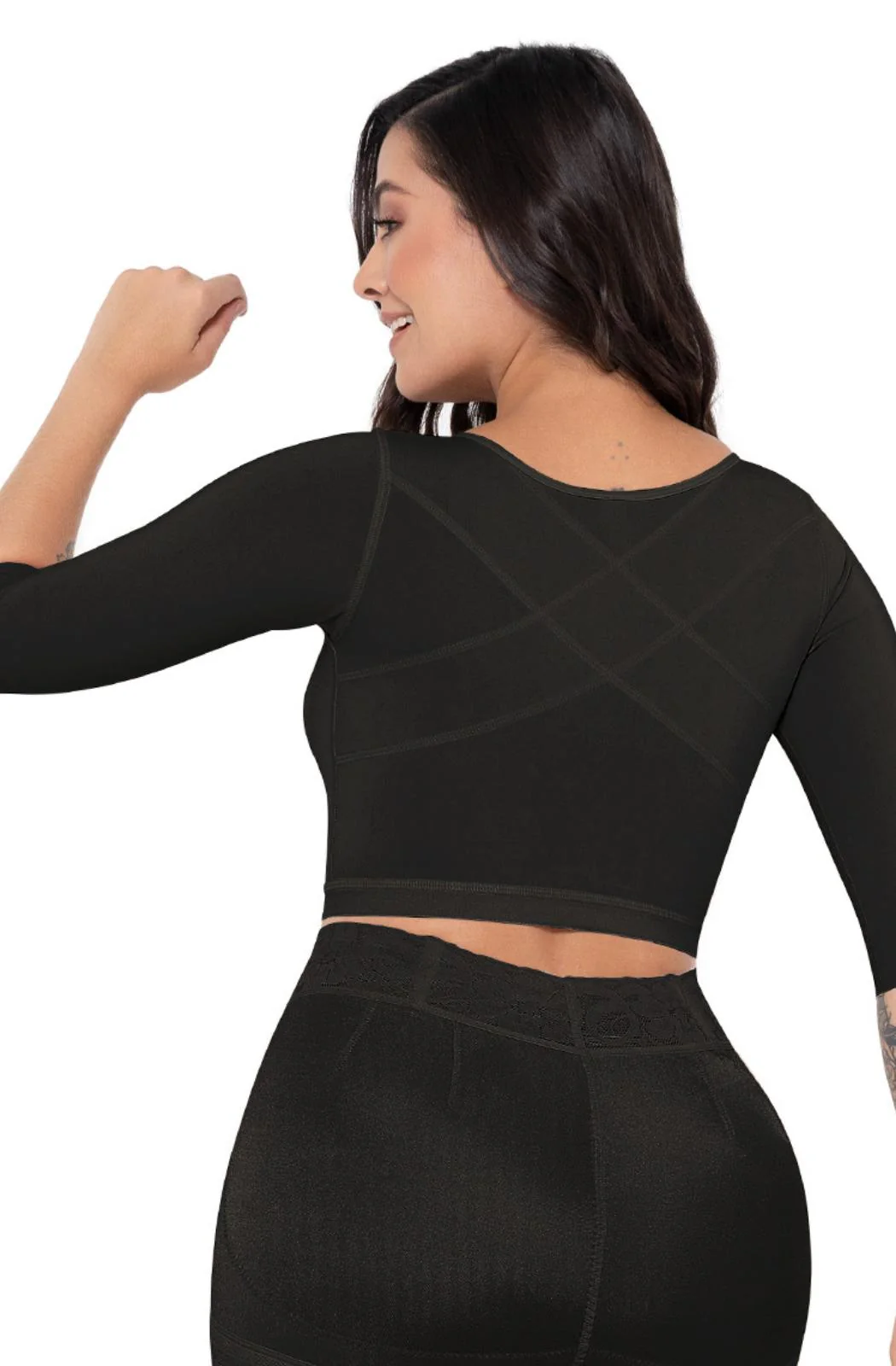 Soutien-Gorge Post-Chirurgical Maria E Avec Manches Et Contrôle Moyen – Image 6