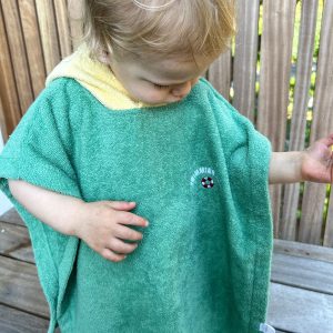 POULE PARTY – Ponchos de bain – Menthe/citron
