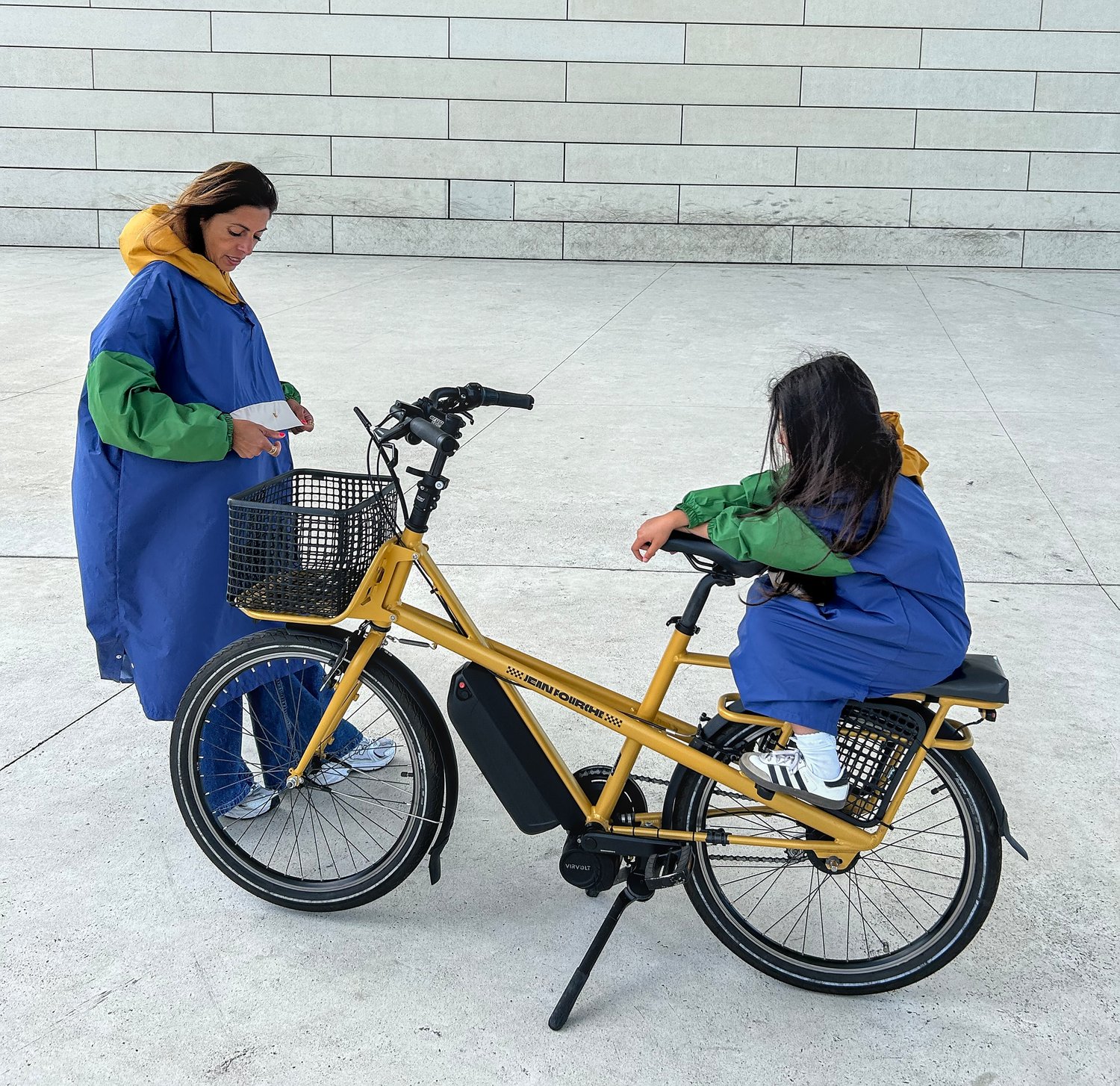 POULE PARTY – PONCHO – ASH BLUE – Enfant – Image 4