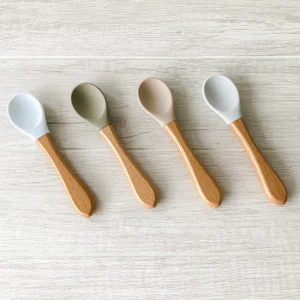 Cuillère en Silicone et Bois