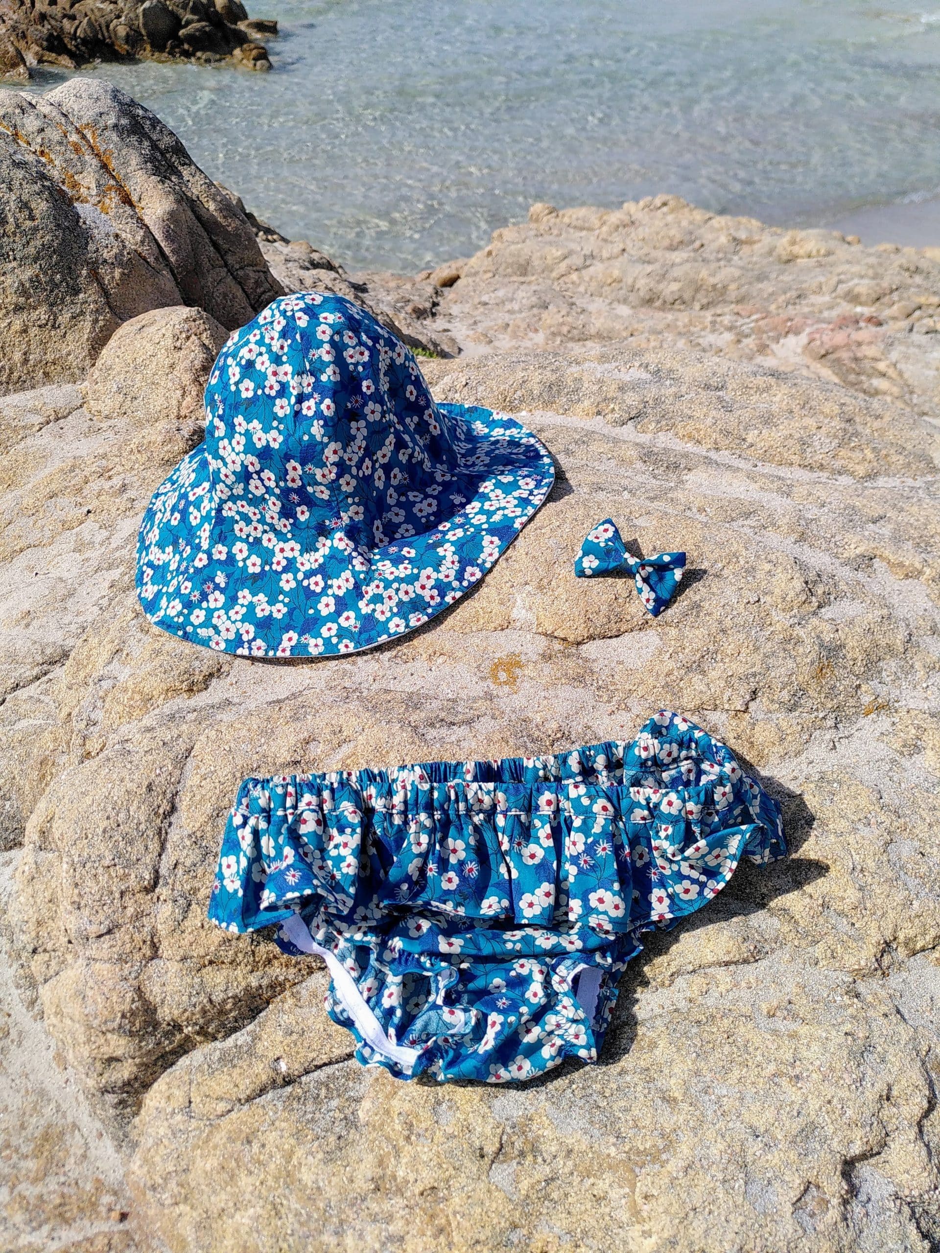 Barrette Liberty bleu été – Image 2