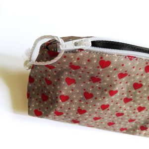 Trousse écoresponsable cœur